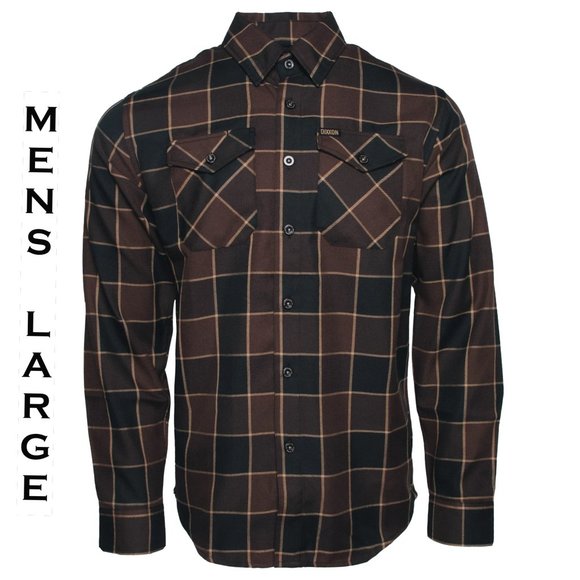 DIXXON FLANNEL - DRIFTER Flannel Shirt- 10 YR - Men's L - Picture 1 of 10